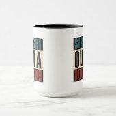 Straight Outta Houston Texas TX Verenigde Staten Mok (Midden)