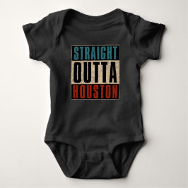Straight Outta Houston Texas TX Verenigde Staten Romper