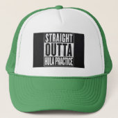 Straight Outta Hula Practice Trucker Pet (Voorkant)