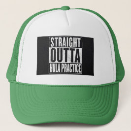Straight Outta Hula Practice Trucker Pet