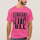 Straight Outta Hull ull Funny Kingston Upon Hull E T-shirt (Voorkant)