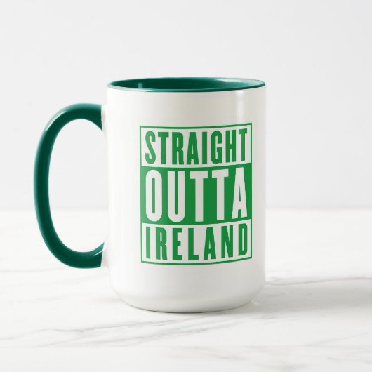 Straight Outta Ierland St. Patricks Day Iers Mok (Links)