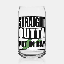 Straight Outta in Bay Blikvorm Glas