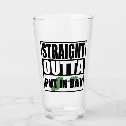 Straight Outta in Bay Glas (Voorkant)