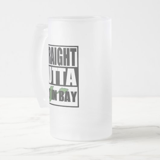 Straight Outta in Bay Matglas Bierpul (Voorkant links)