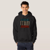 Straight Outta Jacksonville Florida FL Verenigde S Hoodie (Voorkant volledig)