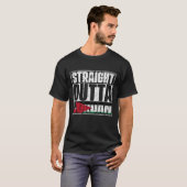 Straight Outta Jordan Flag T-shirt (Voorkant volledig)