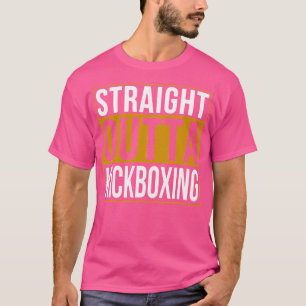 Straight Outta Kickboksen Grappige Kickboksen S T-shirt
