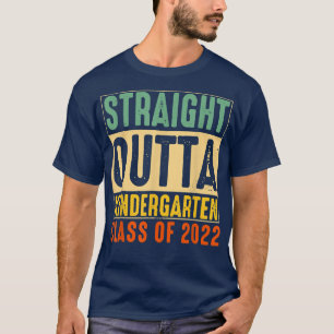 Straight Outta Kindergarten Graduation Class Of 20 T-shirt