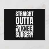 Straight Outta Knee Surgery Briefkaart (Voorkant)