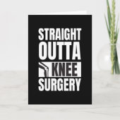 Straight Outta Knee Surgery Kaart (Voorkant)