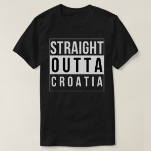 Straight Outta Kroatië T-shirt