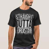 Straight Outta Kurdistan T-shirt (Voorkant)