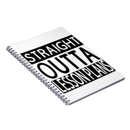 Straight Outta Lesson Plans Notitieboek docent (Rechterzijde)