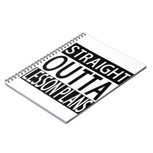 Straight Outta Lesson Plans Notitieboek docent (Linkerzijde)