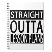 Straight Outta Lesson Plans Notitieboek docent (Voorkant)