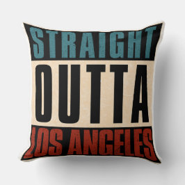 Straight Outta Los Angeles Californië Verenigde St Kussen