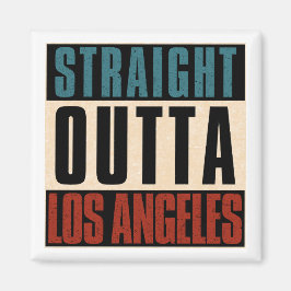 Straight Outta Los Angeles Californië Verenigde St Magneet