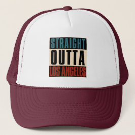 Straight Outta Los Angeles Californië Verenigde St Trucker Pet