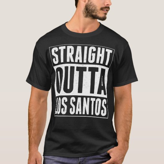 Straight Outta Los Santos Tshirt (Voorkant)