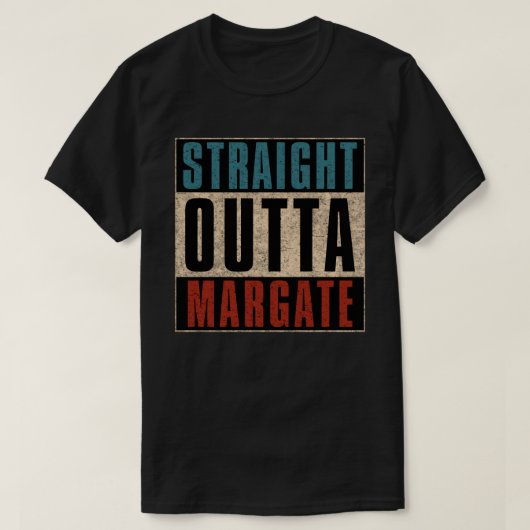 Straight Outta Margate Florida FL T-shirt (Design voorkant)