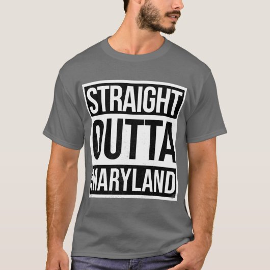 Straight Outta Maryland T-shirt (Voorkant)