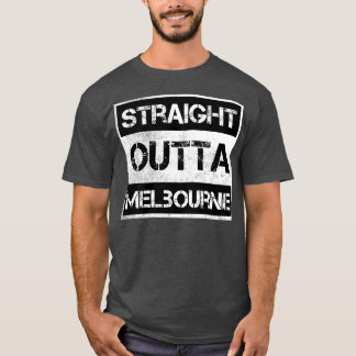 Straight Outta Melbourne stad Florida Vintage Dist T-shirt