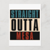 Straight Outta Mesa Arizona AZ Briefkaart (Voorkant)