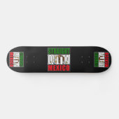 Straight Outta Mexico Flag Persoonlijk Skateboard (Horizontaal)