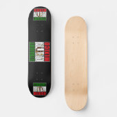 Straight Outta Mexico Flag Persoonlijk Skateboard (Voorkant)