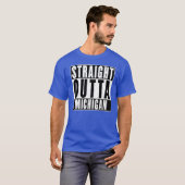 Straight Outta Michigan Oversized T-shirt (Voorkant volledig)