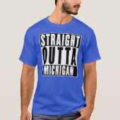 Straight Outta Michigan Oversized T-shirt (Voorkant)