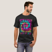Straight Outta Middle School 2022 Afstuderen T-shirt (Voorkant volledig)