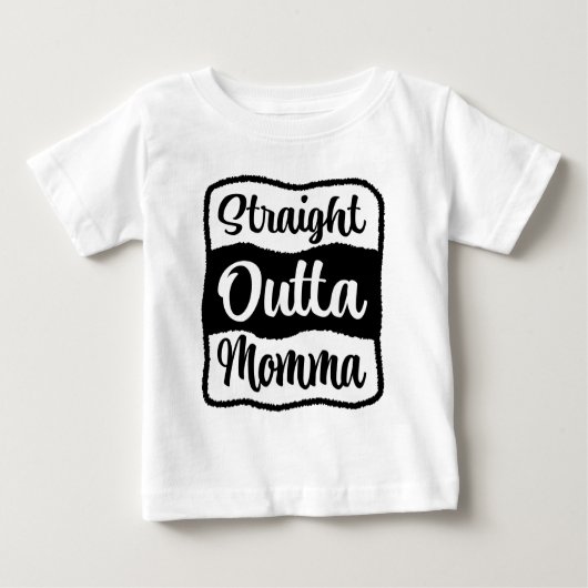 Straight Outta Momma Typografie (Voorkant)