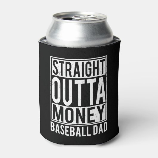 Straight Outta Monkey Baseball DAD Blikjeskoeler (Blikje Voorkant)