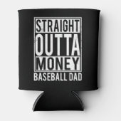 Straight Outta Monkey Baseball DAD Blikjeskoeler (Voorkant)