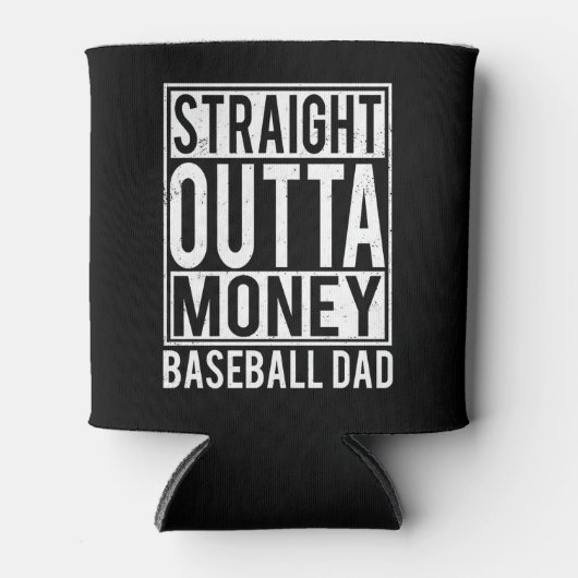 Straight Outta Monkey Baseball DAD Blikjeskoeler (Voorkant)