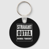 Straight Outta Monroe Township New Jersey  Sleutelhanger (Voorkant)