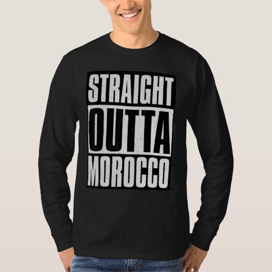 Straight Outta Morocco T-shirt (Voorkant)