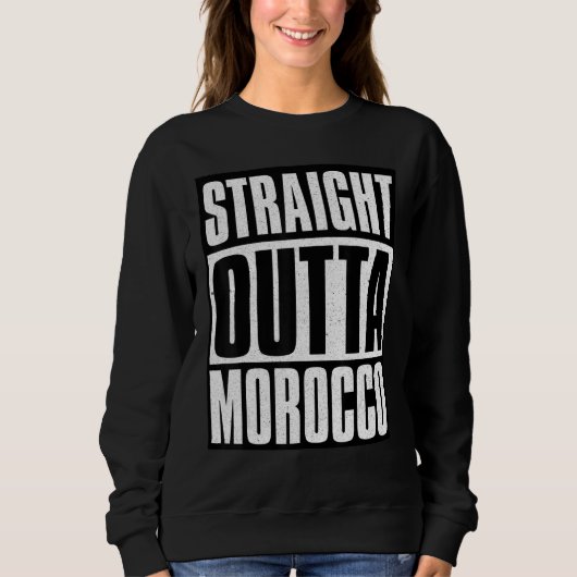 Straight Outta Morocco Trui (Voorkant)