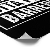 Straight Outta Ne Barrens New Jersey Devil Monster Poster (Hoek)