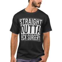 Straight Outta Neck Surgery Krijg goed Joke Recove