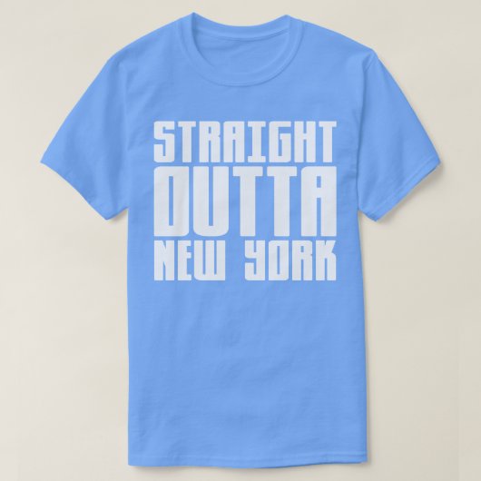 Straight Outta New York TShirt 1 (Design voorkant)