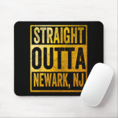 Straight Outta Newark New Jersey Muismat (Met muis)