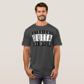 Straight Outta Newton Massachusetts T-shirt (Voorkant volledig)