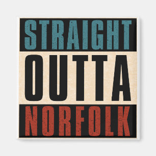 Straight Outta Norfolk Virginia VA Magneet