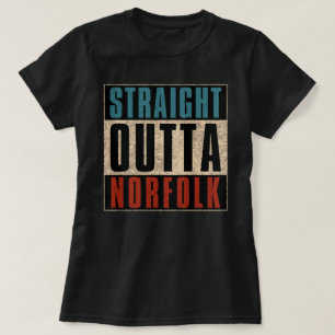 Straight Outta Norfolk Virginia VA T-shirt