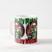 Straight Outta North Pole Koffiemok (Voorkant links)