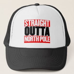 Straight Outta North Pole Trucker Pet