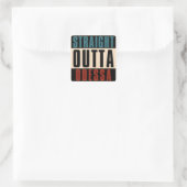 Straight Outta Odessa Texas TX Vierkante Sticker (Tas)